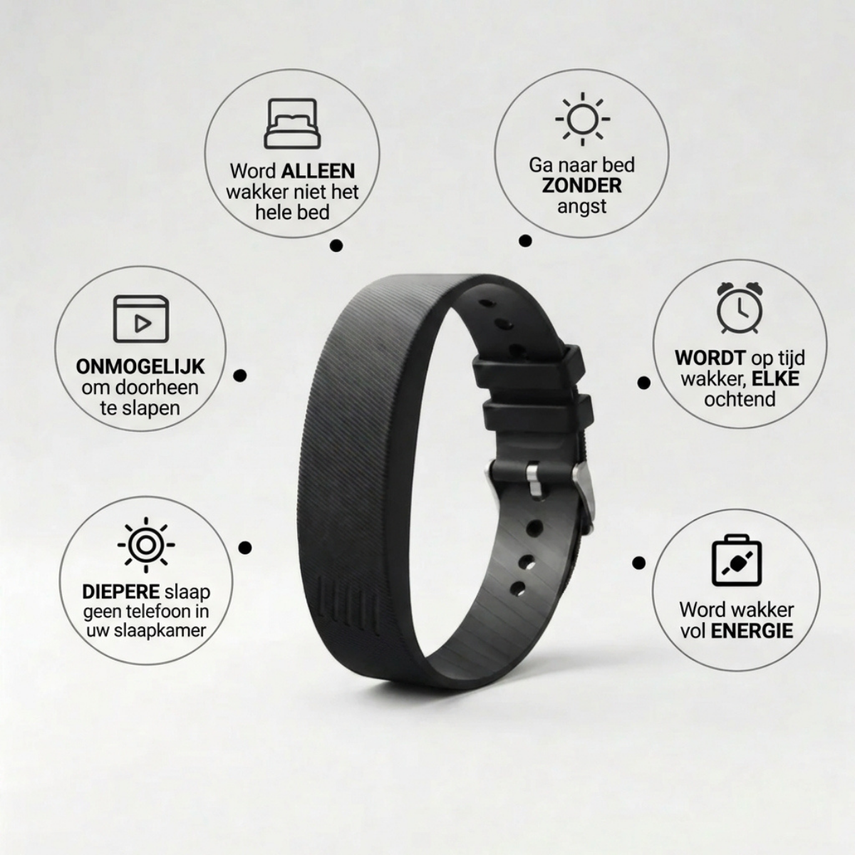 WakeBand™ - 100% Wakker Garantie